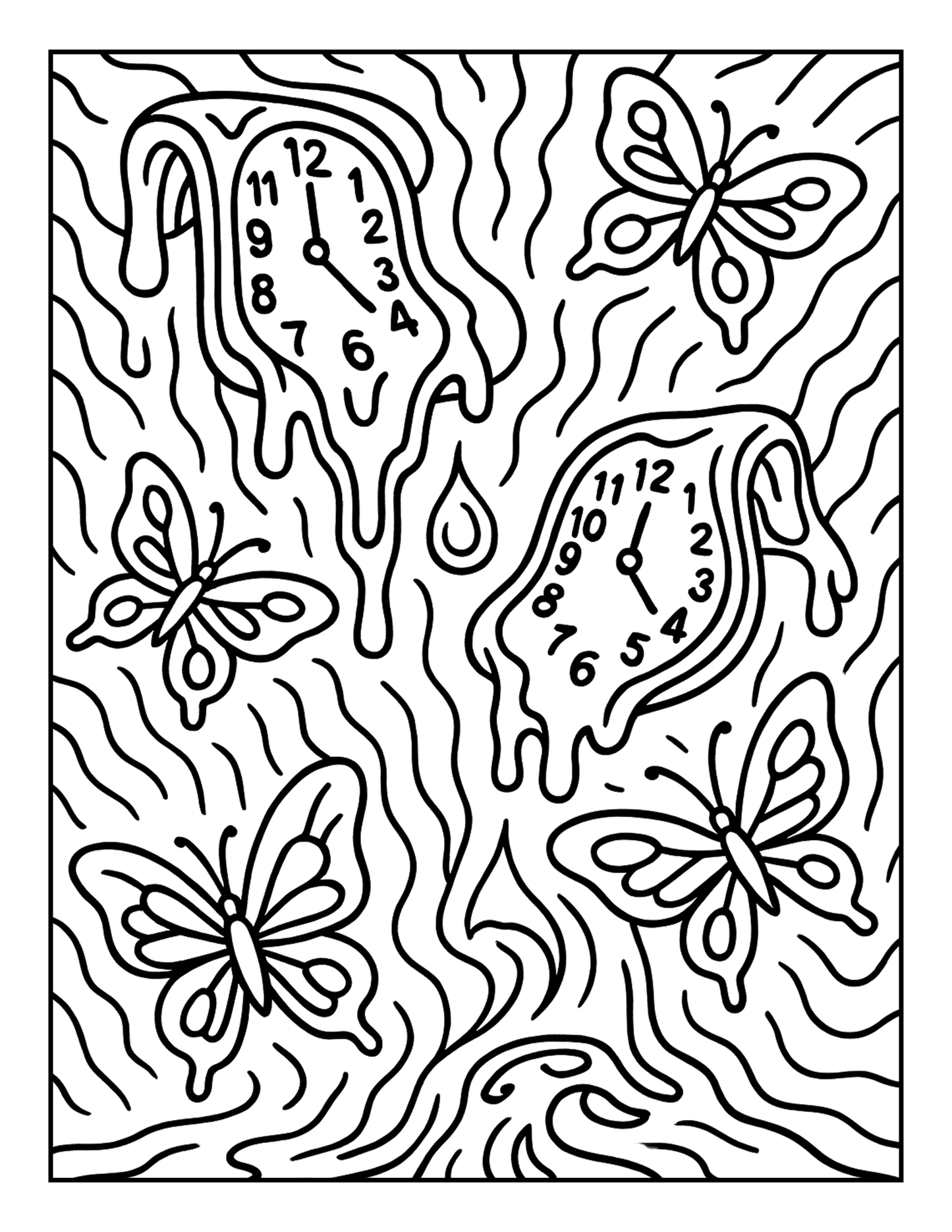 TRIPPY PSYCHEDELIC COLORING BOOK