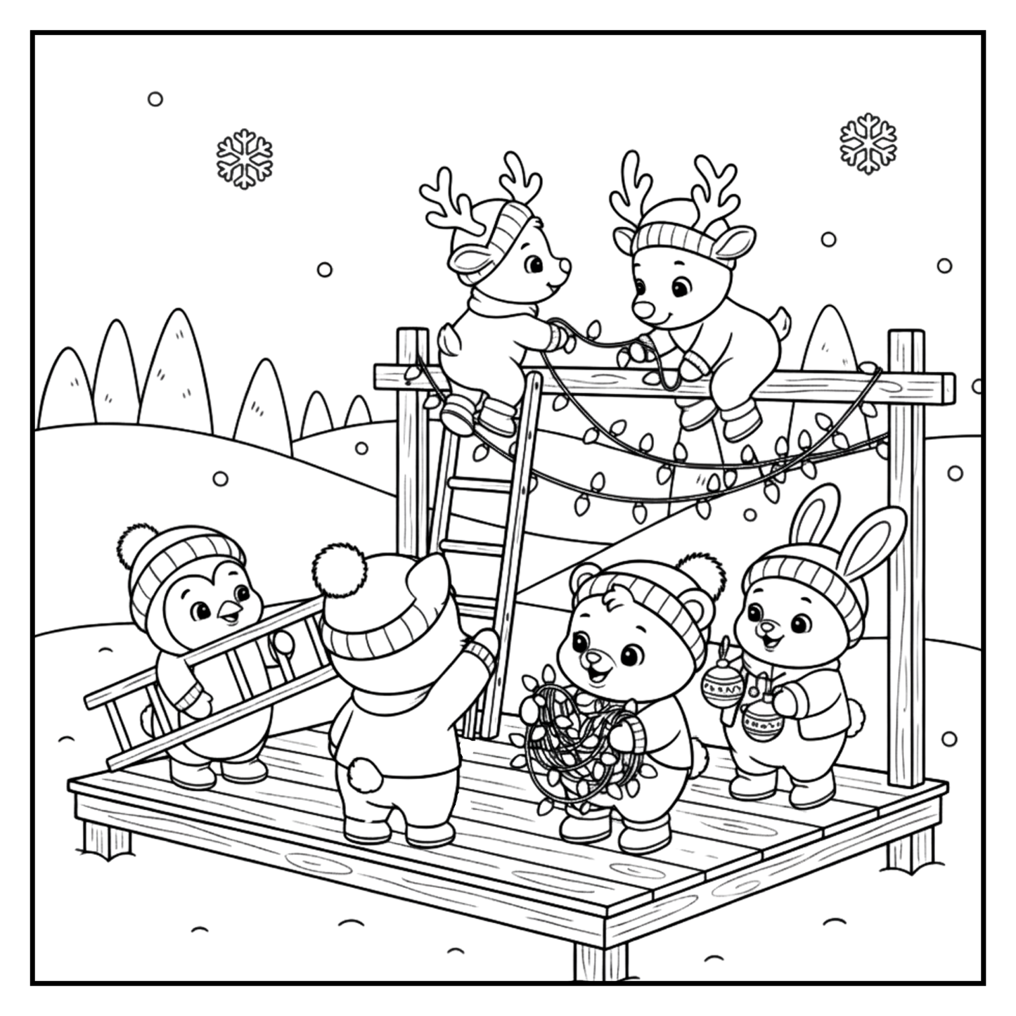 COMFY FRIENDS COLORING BOOK (FOR ALL AGES) (ONLY DIGITAL)