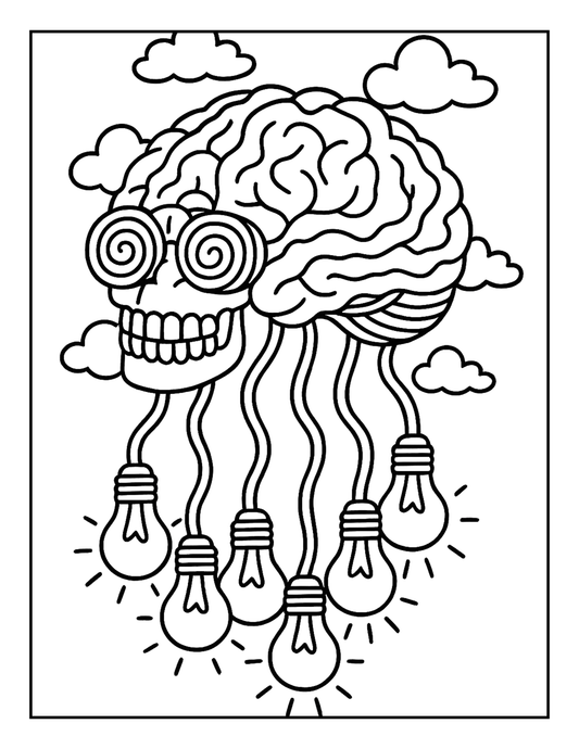 TRIPPY PSYCHEDELIC COLORING BOOK