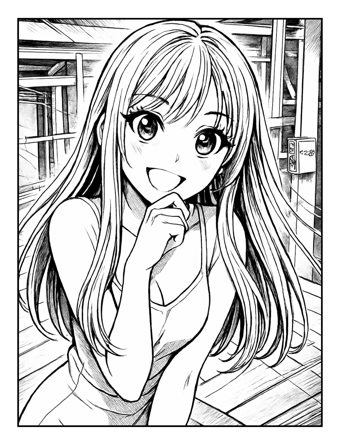 K-POP COLORING BOOK (FOR TEENS & ADULTS) (PAPERBACK & DIGITAL)