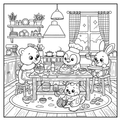 COMFY FRIENDS COLORING BOOK