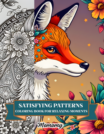 SATISFYING PATTERNS COLORING BOOK FOR RELAXING MOMENTS