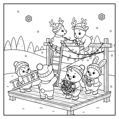 COMFY FRIENDS COLORING BOOK