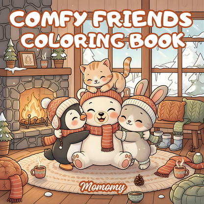 COMFY FRIENDS COLORING BOOK