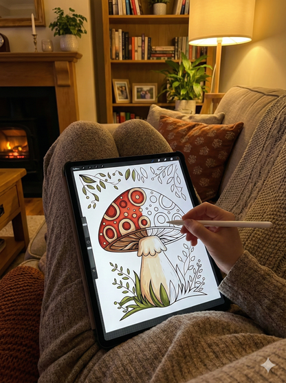 SATISFYING PATTERNS COLORING BOOK FOR RELAXING MOMENTS (FOR ALL AGES) (ONLY DIGITAL)