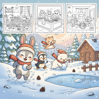 COMFY FRIENDS COLORING BOOK